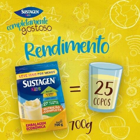 Complemento Alimentar Sustagen Kids Sabor Baunilha Leve Mais Por Menos 700g - Imagem 5