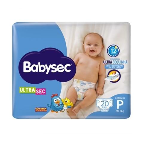 Fralda Babysec Galinha Pintadinha Ultrasec P Jumbinho 20 Unidades - Imagem 2