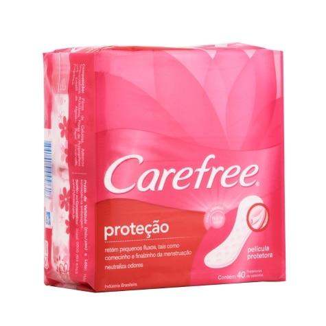 Protetor Diário Proteção Carefree com Perfume 40 Unidades Leve mais Pague menos - Imagem 1