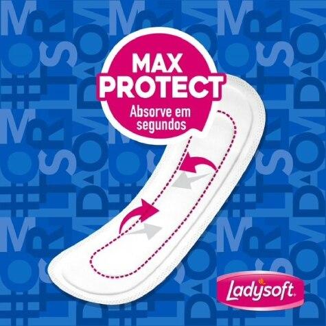 Absorvente Cobertura Suave sem Abas Ladysoft 8 Unidades - Imagem 4