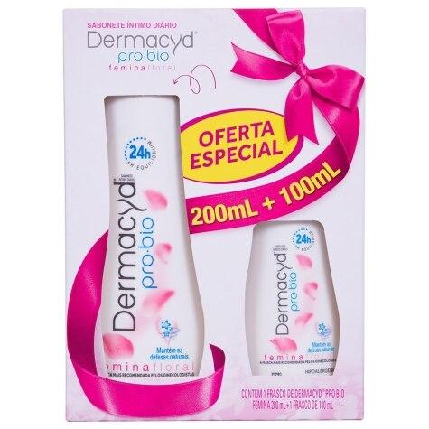 Kit Sabonete Líquido Dermacyd Femina 200ml + 100ml Oferta Especial - Imagem 1