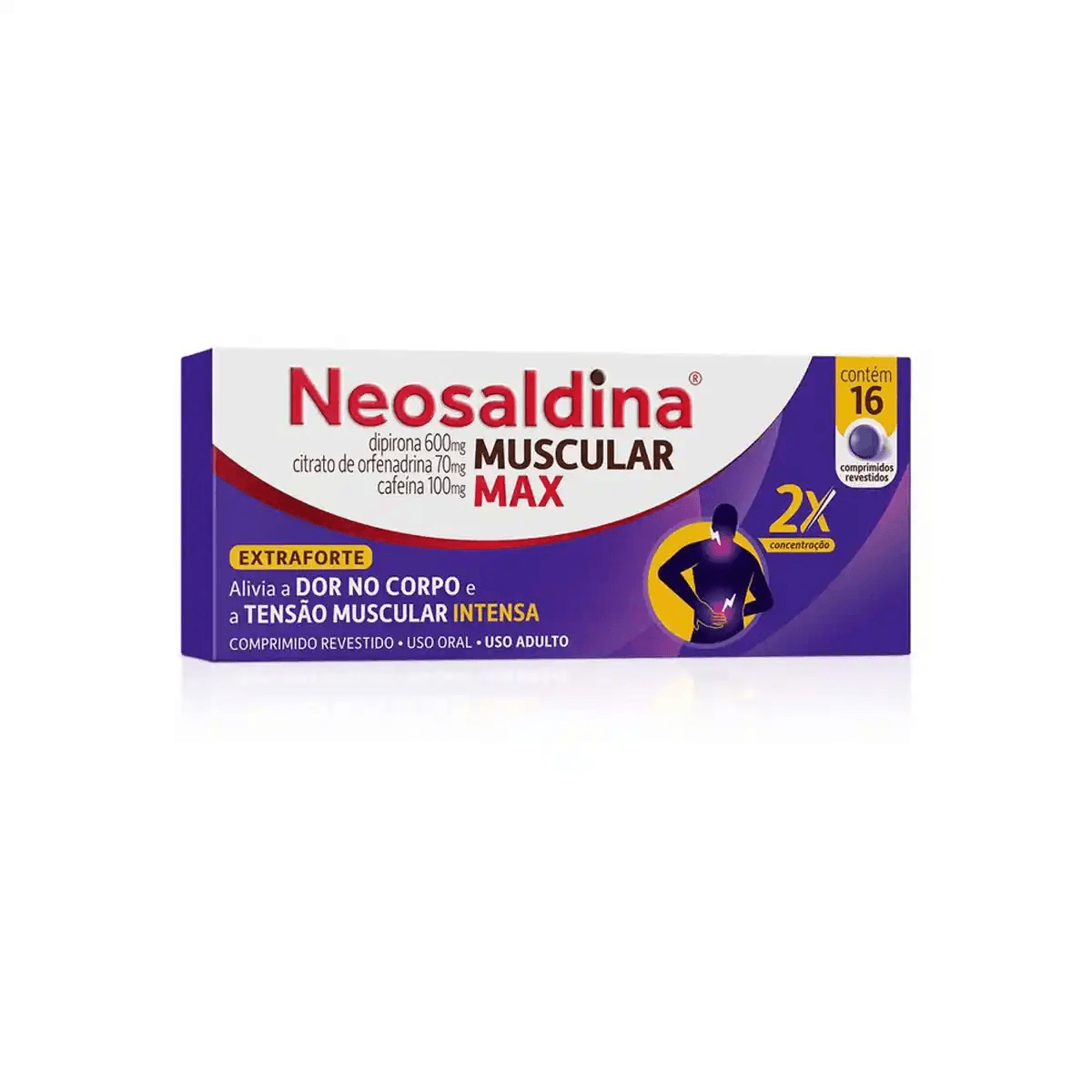 Neosaldina Muscular Max 16 Comprimidos - Imagem 1