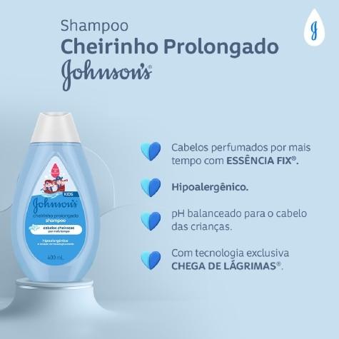 Shampoo Johnson & Johnson Baby Cheirinho Prolongado 200ml - Imagem 8