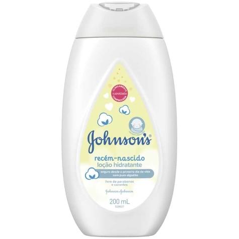 Loção Hidratante Corporal Johnson & Johnson Baby Recém Nascido 200ml - Imagem 1