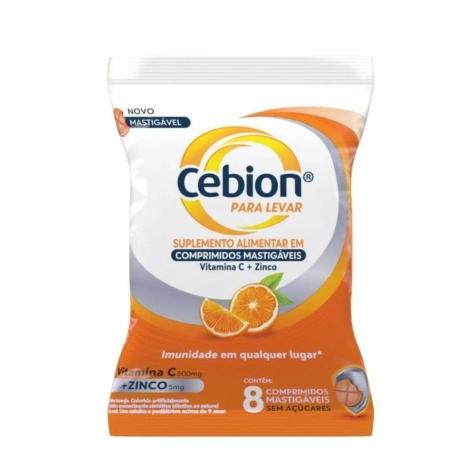 Cebion para Levar 8 Comprimidos Mastigáveis - Imagem 1