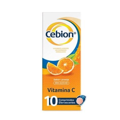 Cebion 1g Sem Açúcar 10 Comprimidos Efervescentes - Imagem 1