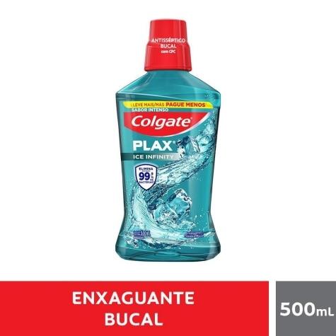 Enxaguante Bucal Colgate Plax Ice Infinity 500ml - Imagem 2