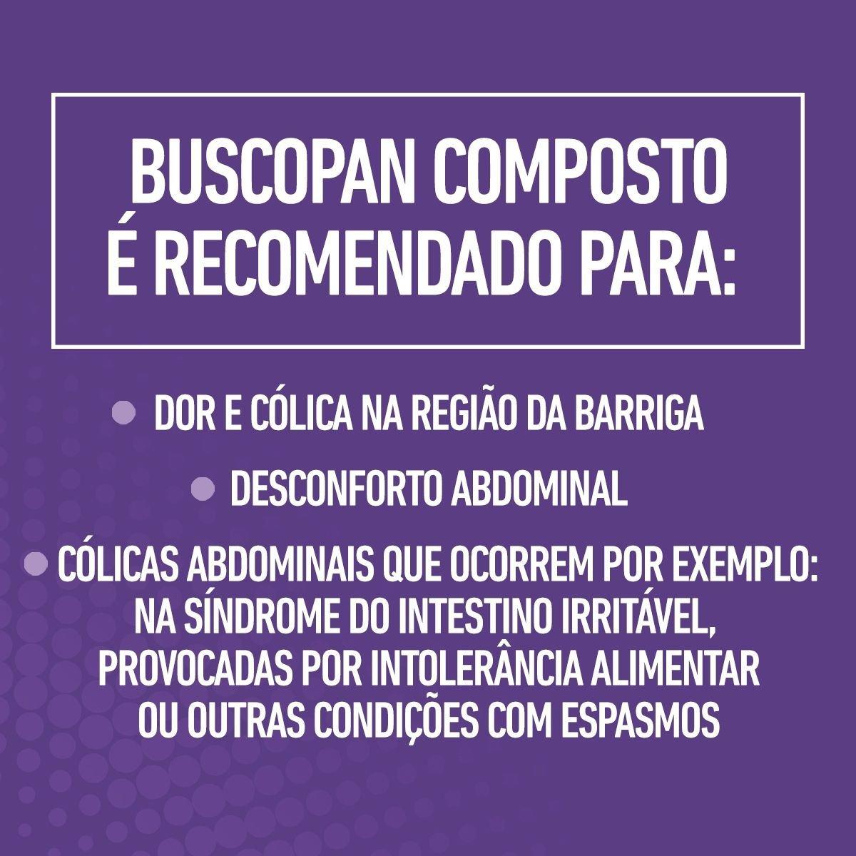 Buscopan Composto 10mg + 250mg 20 Comprimidos Revestidos - Imagem 4