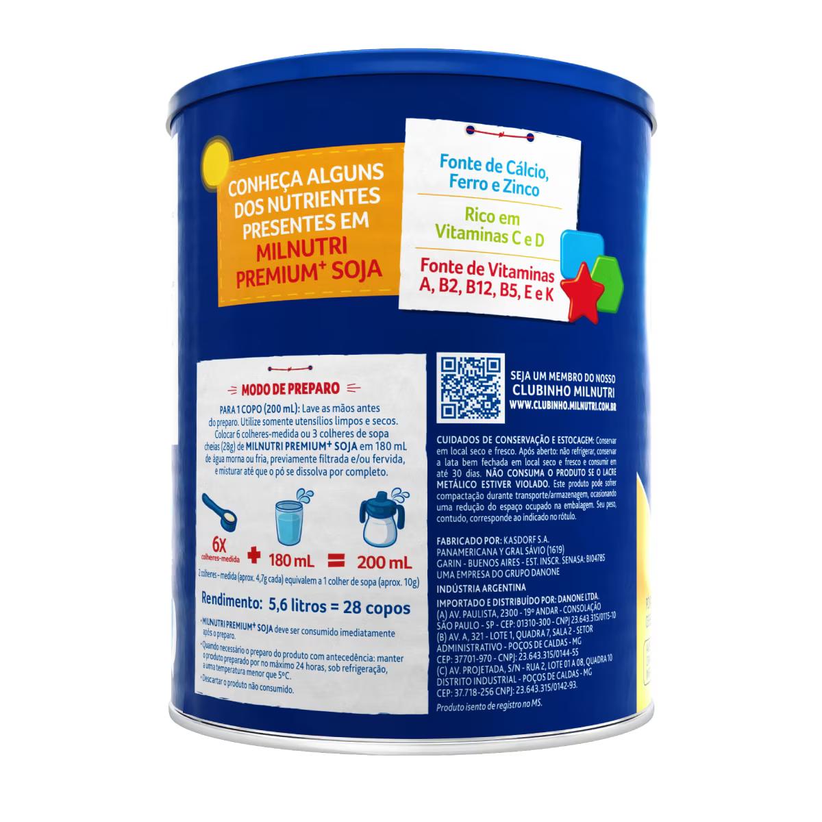 Milnutri Soja 800g - Imagem 3