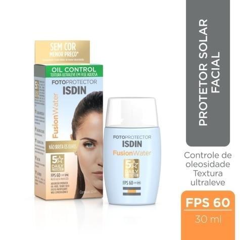 Fotoprotetor Isdin Fusion Water Oil Control FPS60 30ml - Imagem 2