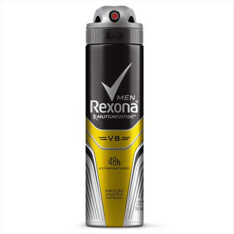 Desodorante Aerossol Rexona Men V8 72h 150ml - Imagem 1