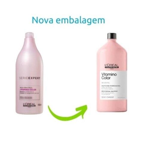 Shampoo L'Oréal Professional Paris Serie Expert Resveratrol Vitamino Color Cabelos Coloridos 1,5l - Imagem 3