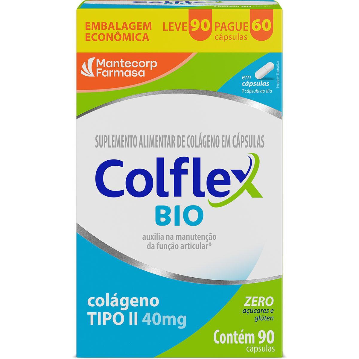 Colflex Bio Colágeno Tipo Ii 40Mg 90 Cápsulas - Imagem 2