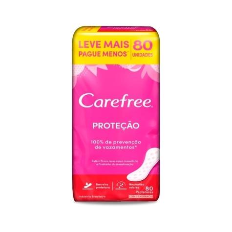 Protetor Diário Proteção Carefree com Perfume 80 Unidades Leve mais Pague menos - Imagem 1