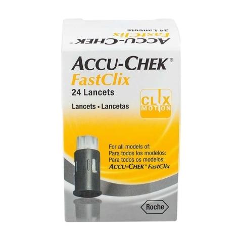 Lanceta Accu-Chek FastClix 24 Unidades - Imagem 1