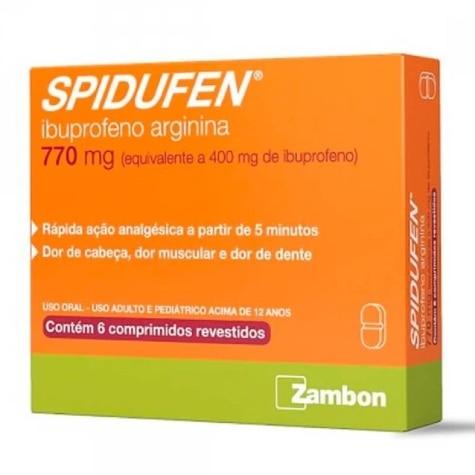 Spidufen 770mg 6 Comprimidos Revestidos - Imagem 1