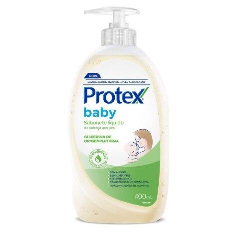 Sabonete de Glicerina Líquido Protex Baby Natural 400ml - Imagem 1