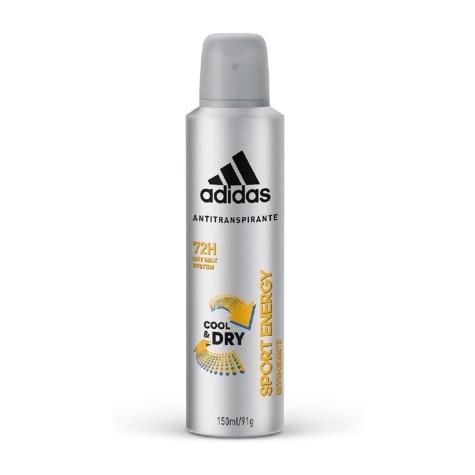 Desodorante Aerossol Adidas Cool & Dry Sport Energy 72h 150ml - Imagem 1