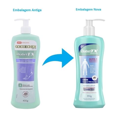 Creme Corporal Hidratante Goicoechea DiabetTX 350g - Imagem 2