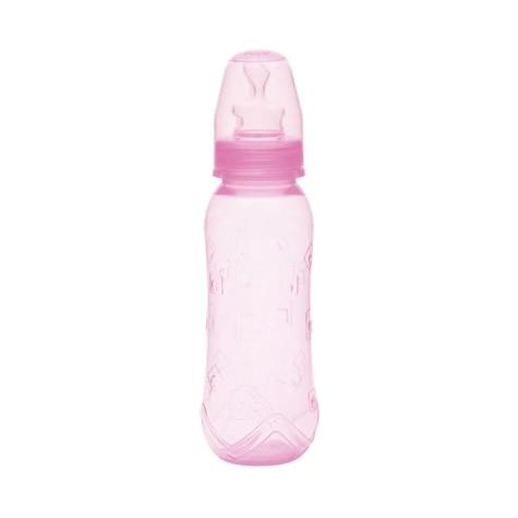 Mamadeira Ortodôntica Kuka Aquarela Rosa 6m+ 250ml - Imagem 1