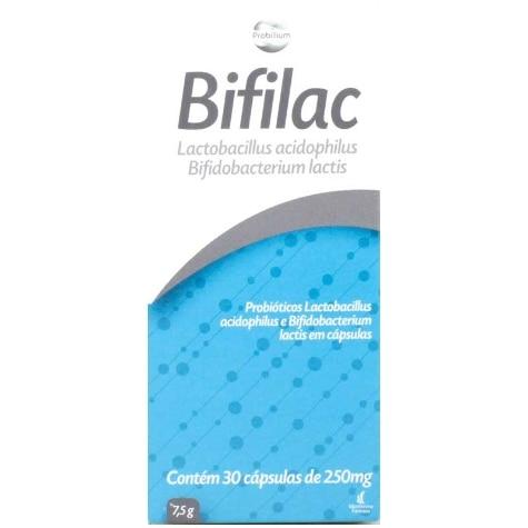 Bifilac 250mg 30 Cápsulas - Imagem 1