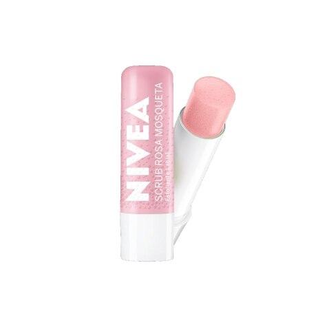 Esfoliante Labial Nivea Scrub Rosa Mosqueta 4,8g - Imagem 3