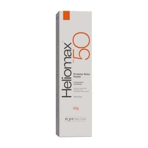 Protetor Solar Facial Heliomax FPS50 Fluido Incolor 50g - Imagem 1
