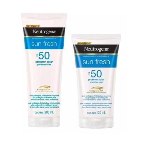 Kit Neutrogena Sun Fresh FPS50 200ml + 120ml - Imagem 2
