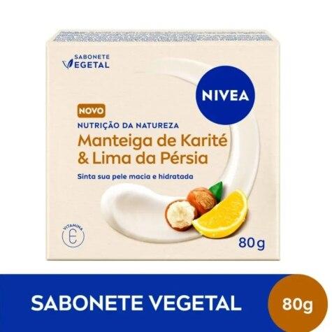 Sabonete em Barra Nivea Nutrição da Natureza Manteiga de Karité & Lima da Pérsia 80g - Imagem 2