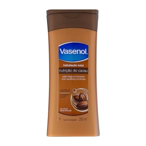 Loção Hidratante Vasenol Hidratação Total Nutrição Cacau 200ml - Imagem 1