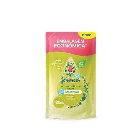 Sabonete Líquido Johnson's Baby Lavanda Refil 180ml - Imagem 1