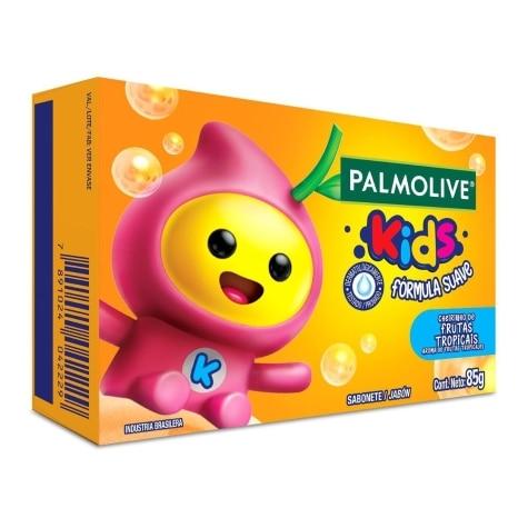 Sabonete Infantil Barra Palmolive Kids Cheirinho de Frutas Tropicais 80g - Imagem 3