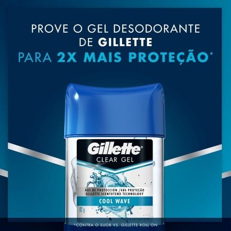 Desodorante Stick Gel Gillette Cool Wave 48h 113g - Imagem 2
