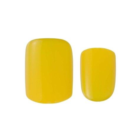 Unhas Postiças Autocolantes Impress Self Love Cor Caution Curta Quadrado 30 Unidades - Imagem 5