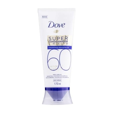 Super Condicionador Dove 1 Minuto Fator de Nutrição 60 170ml - Imagem 1