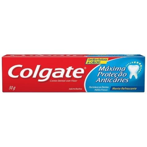 Creme Dental Colgate Máxima Proteção Anticáries Menta Refrescante 50g - Imagem 3