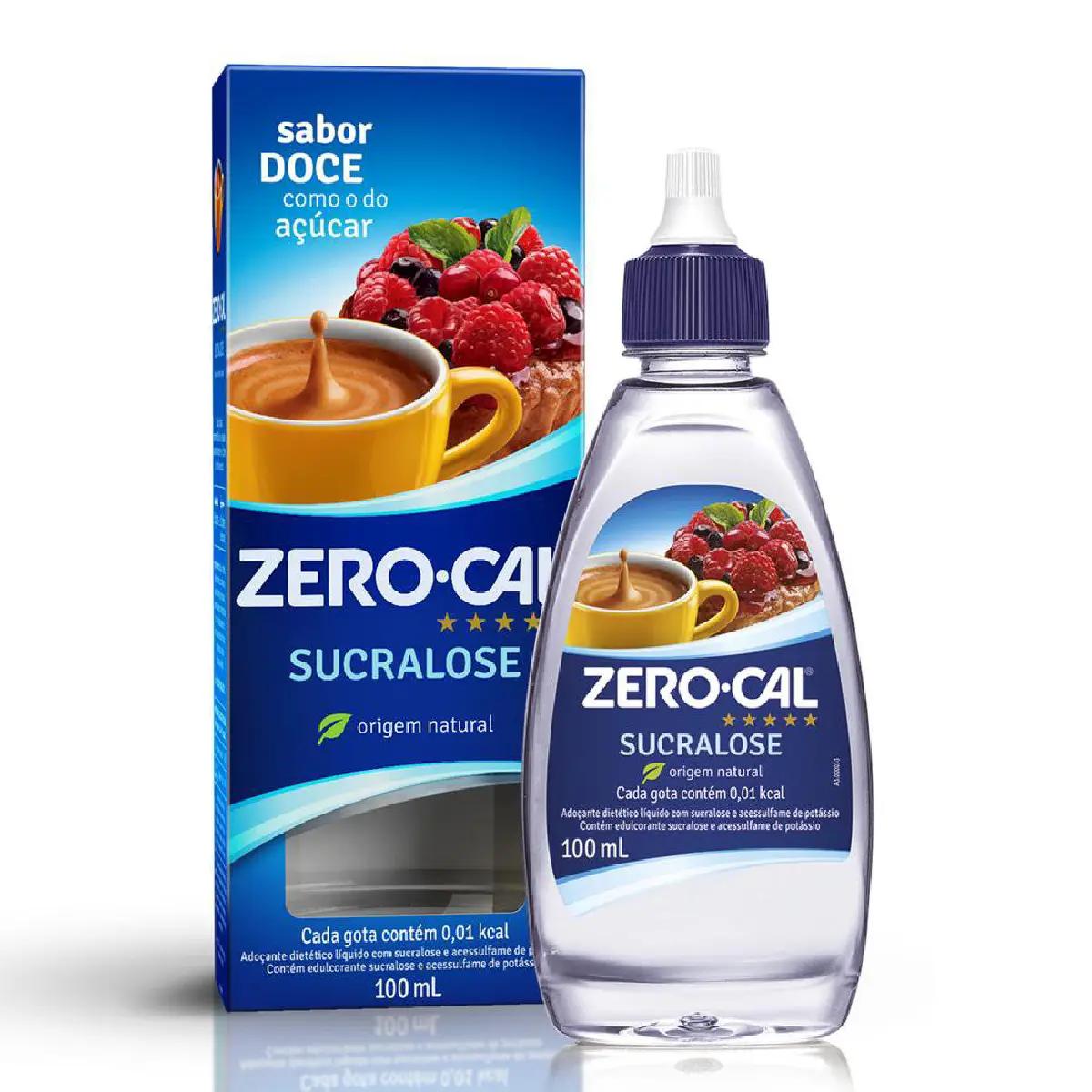 Adoçante Líquido Zero Cal Sucralose 100ml - Imagem 1