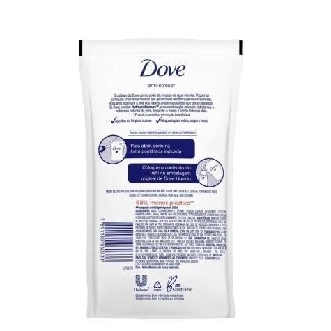 Sabonete Hidratante Líquido Dove Anti-stress Água Micelar Refil 200ml - Imagem 2