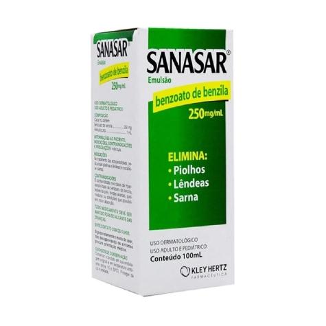 Sanasar D Piolhos e Lêndeas + Pente Fino 100ml - Imagem 1