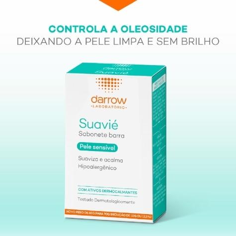 Sabonete em Barra Suavié Pele Sensível Rosto e Corpo 70g - Imagem 5