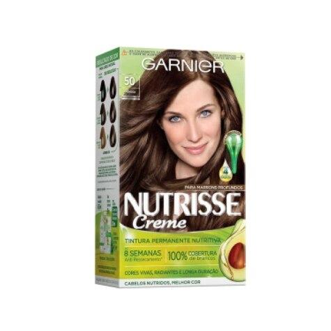 Tintura Nutrisse Garnier Creme 50 Amêndoa 137ml - Imagem 1