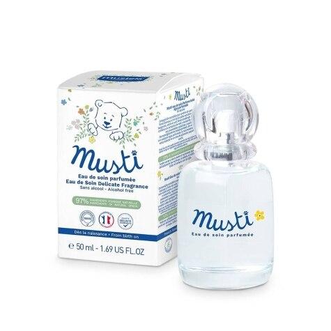 Perfume Suave Musti Mustela Água de Colônia Sem Álcool 50ml - Imagem 3