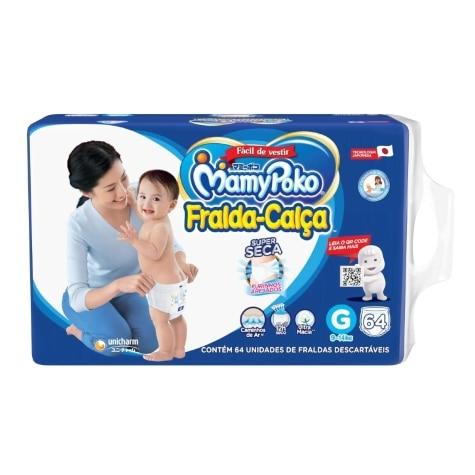 Fralda-Calça MamyPoko G 64 Unidades - Imagem 1