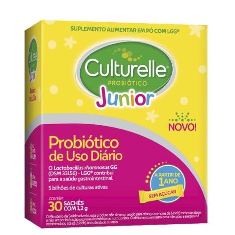 Culturelle Probiótico Júnior 30 Sachês com 1,2g - Imagem 1