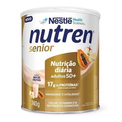 Complemento Alimentar Nutren Senior Sabor Mix de Frutas 740g - Imagem 3