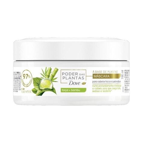 Máscara de Tratamento Dove Poder das Plantas Força + Bambu 190ml - Imagem 1