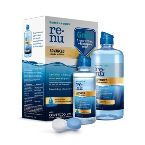 Renu Advanced Solução Multiuso 355ml Grátis 120ml + Estojo - Imagem 1