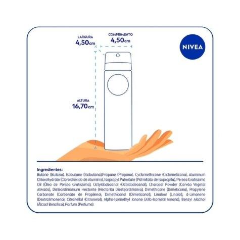 Desodorante Aerossol Nivea Men Deep Beat 72h 150ml - Imagem 4