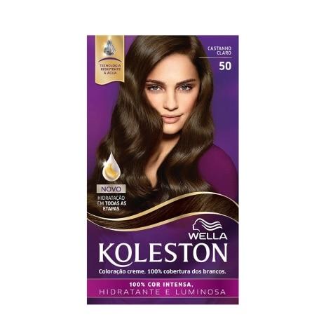Tintura Koleston Wella 50 Castanho Claro 157ml - Imagem 1