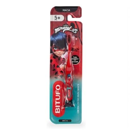 Escova Dental Bitufo Miraculous 5+ Macia - Imagem 1